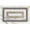 Studio Moderne Stone Calacata/Grey 5×8 Plaza Decorative Tile Honed