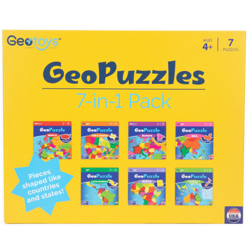 Geopuzzles Boxed Set (all seven)
