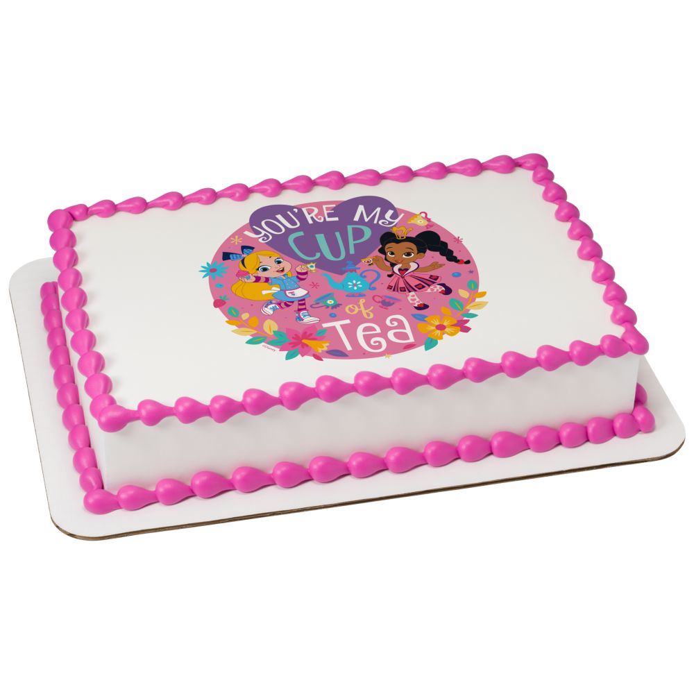 Image Cake Disney Alice's Wonderland Bakery Cup of Tea