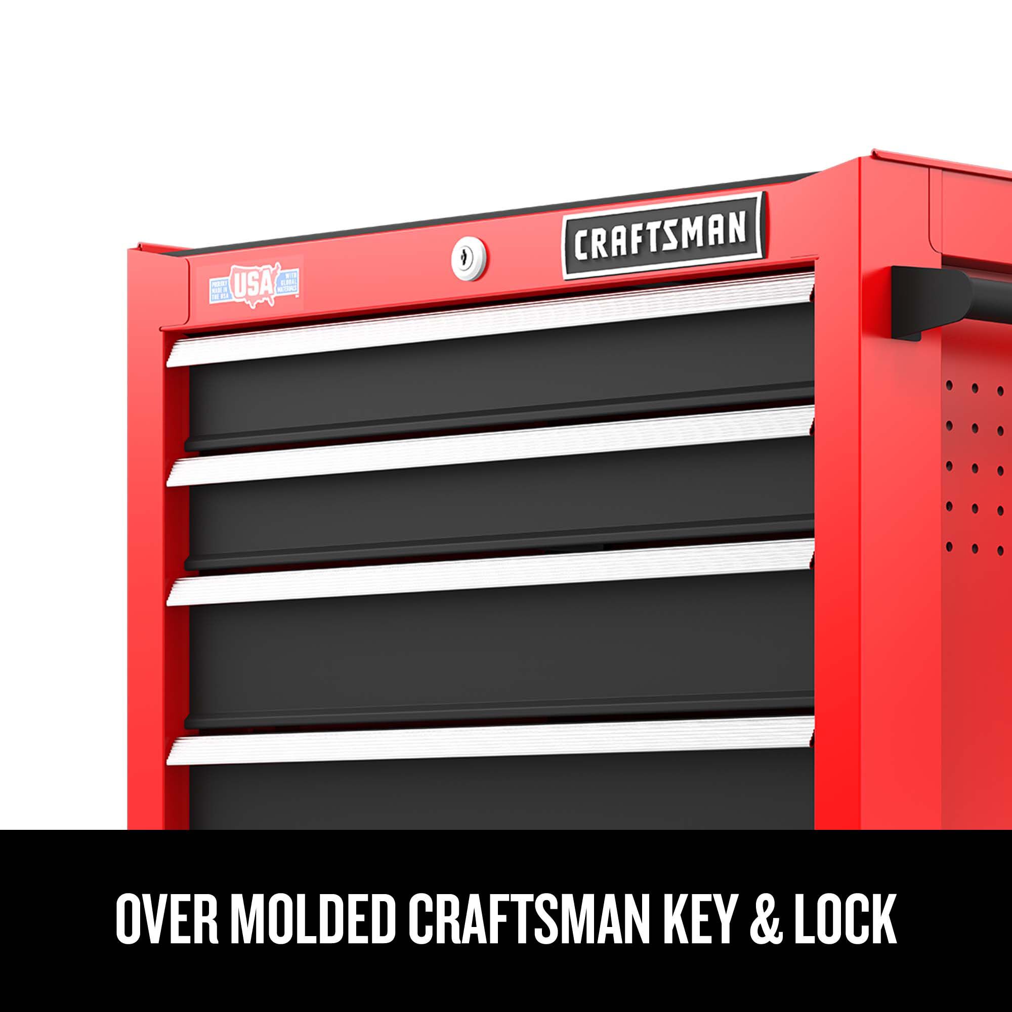 Graphic of CRAFTSMAN Storage: Cabinets & Chests Rolling highlighting product features