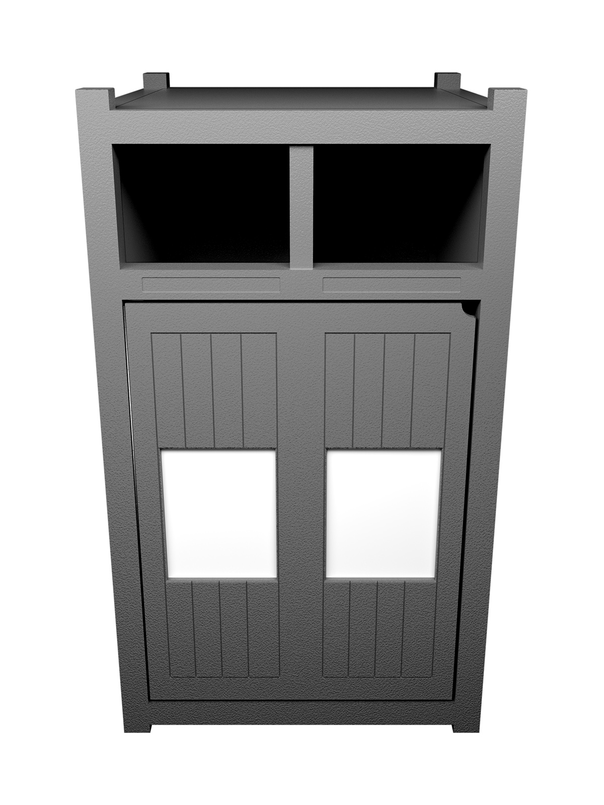 Busch Systems Aspyre Collection Vision XL Series 2 in 1 in grey with door signs