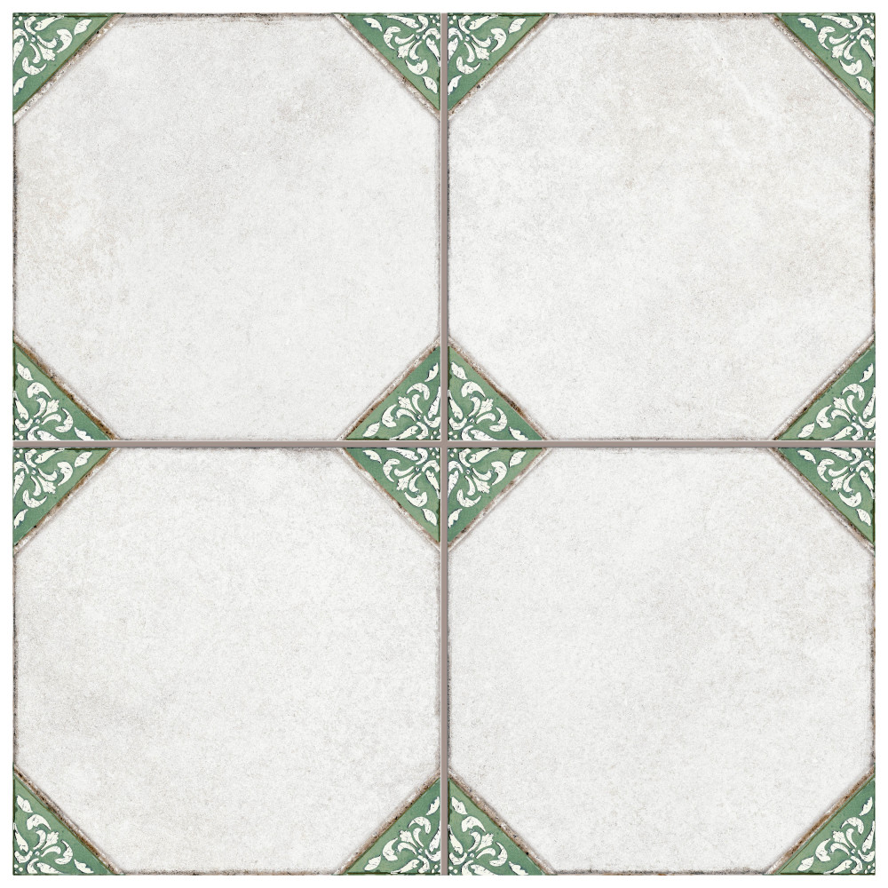 Englishtown Garden 12-7/8 in. x 12-7/8 in. Porcelain Floor and Wall Tile