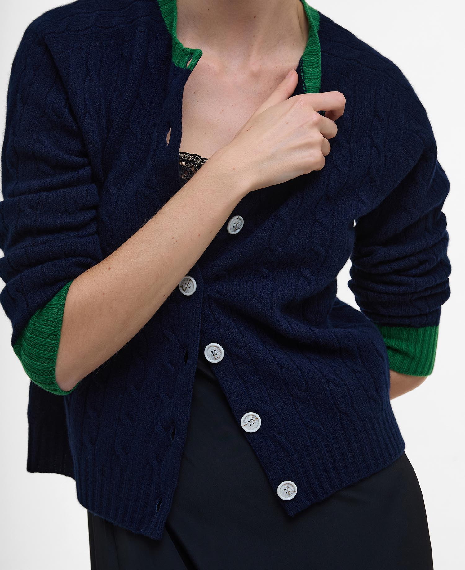Barbour The Edit by Alexa Sammie Cardigan image number 4