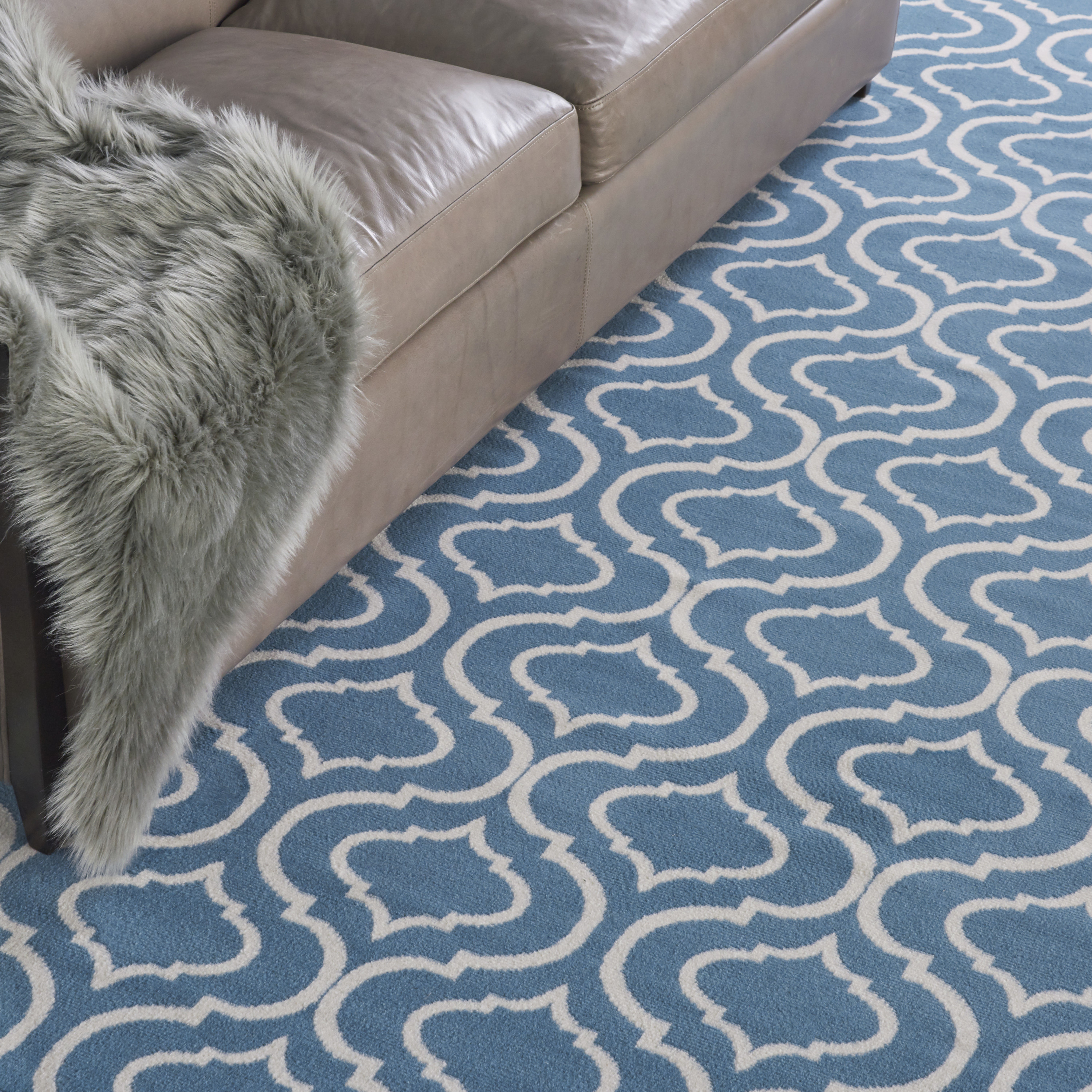 Nourison Jubilant 8'6" x 12' Blue Contemporary Indoor Rug