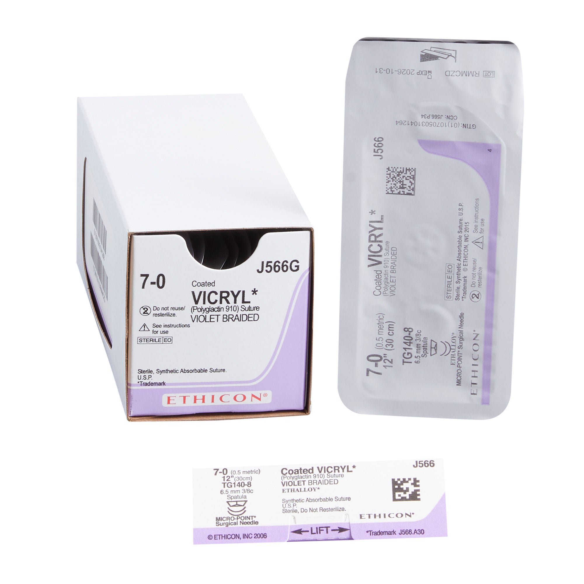 Coated Vicryl™ Suture with Needle