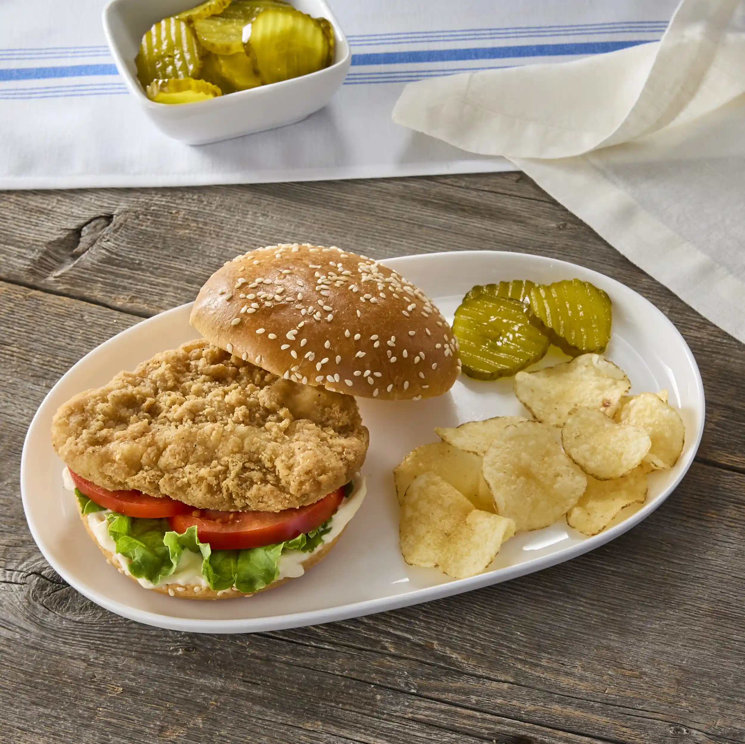 Tyson Red Label® Uncooked Breaded Authentically Crispy Original Chicken Breast Filets, 5.2 oz._image_1