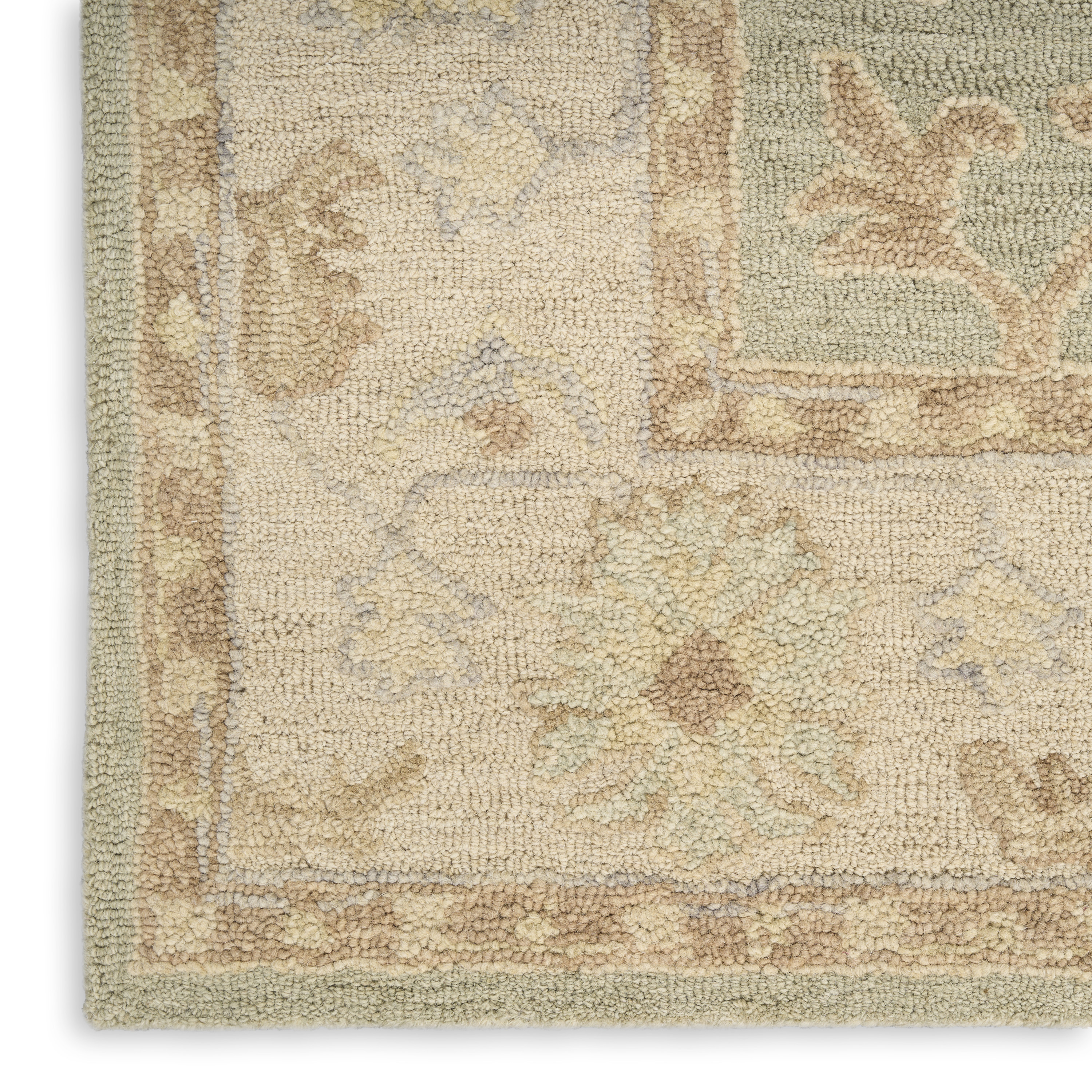 Nourison Maison 9'9" x 13'9" Sage Ivory Vintage Indoor Rug