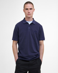 Roland Garment Dyed Polo Shirt Pigment Navy