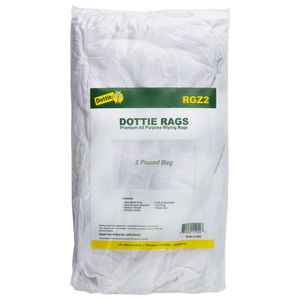 White Wiping Rags, 2 lb box