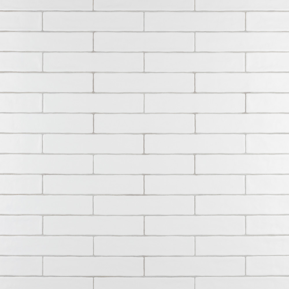 Chester Matte Bianco 2 in. x 10 in. Ceramic Wall Tile