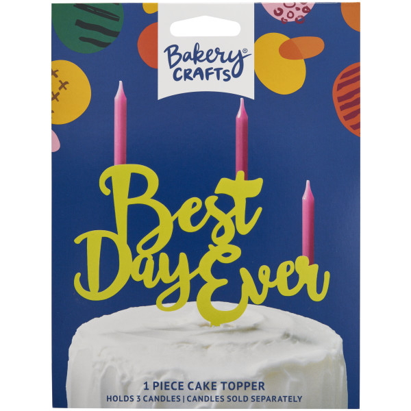 Best Day Ever Assortment Plastic Candle Holder