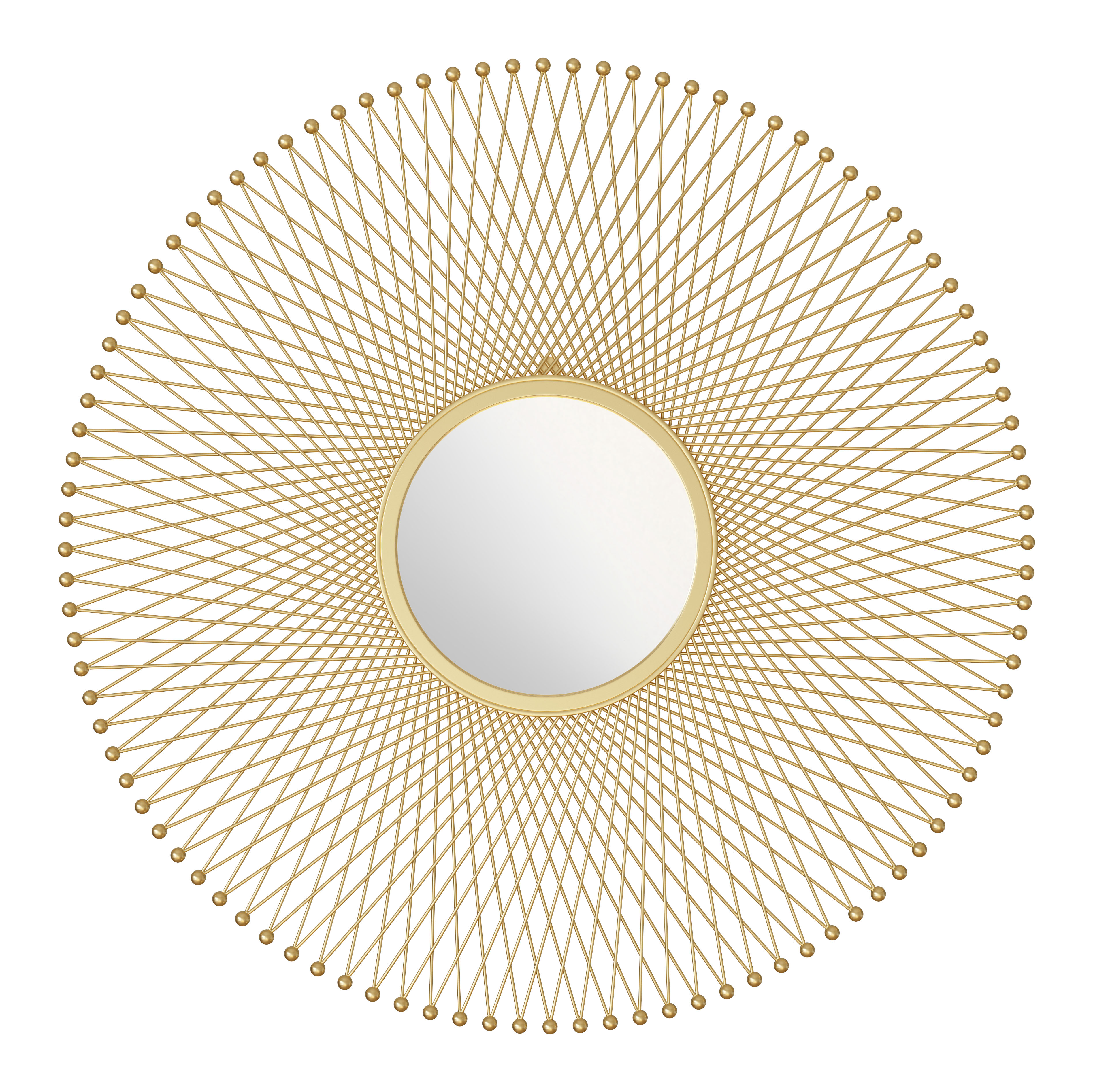Glow Round Mirror Gold product image