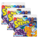 Mr. Sketch&reg; Scented Markers, Chisel Tip, Assorted Colors, 8 Per Pack, 3 Packs SAN1905070-3