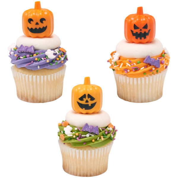 Fillable Pumpkin Cupcake Rings