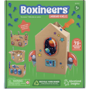 Boxineers Cardboard Vehicles Craft Kit