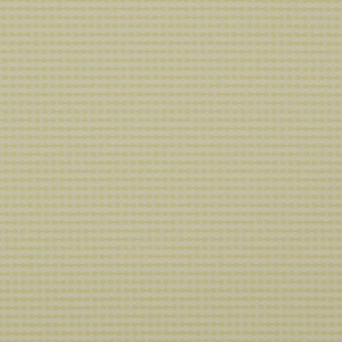 Textured wallpaper featuring horizontal rows of small paleâ€‘yellow rounded-diamond dots (repeat pattern) â€” repeating across the surface â€” close-up view in soft, diffuse lighting, neutral room tone.