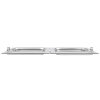 Full-size stainless steel hinged flat steam table pan cover