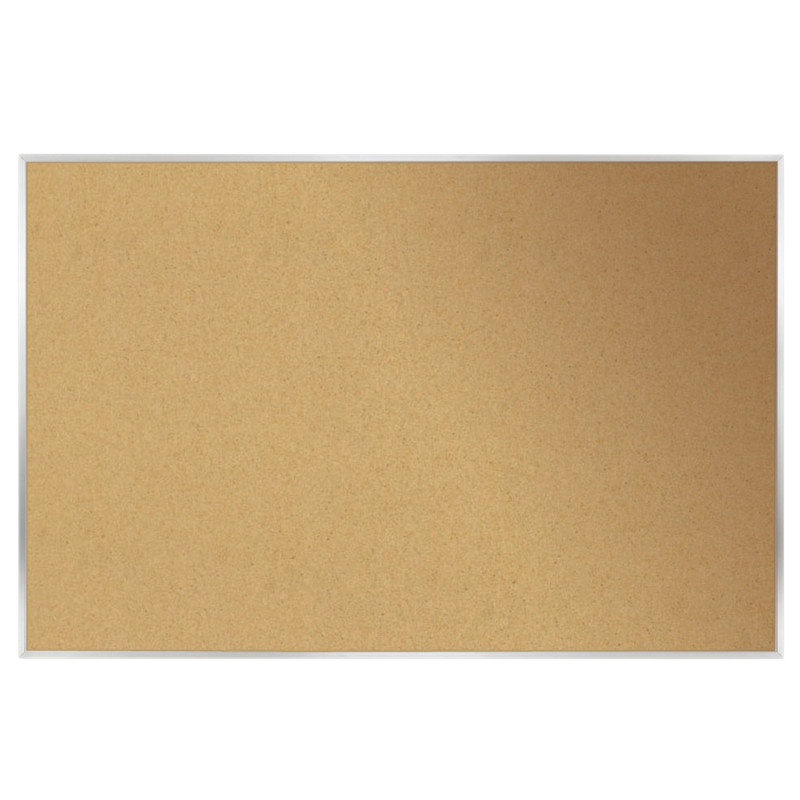 Ghent+Natural+Cork+Bulletin+Board+with+Aluminum+Frame%2C+2%26apos%3BH+x+3%26apos%3BW
