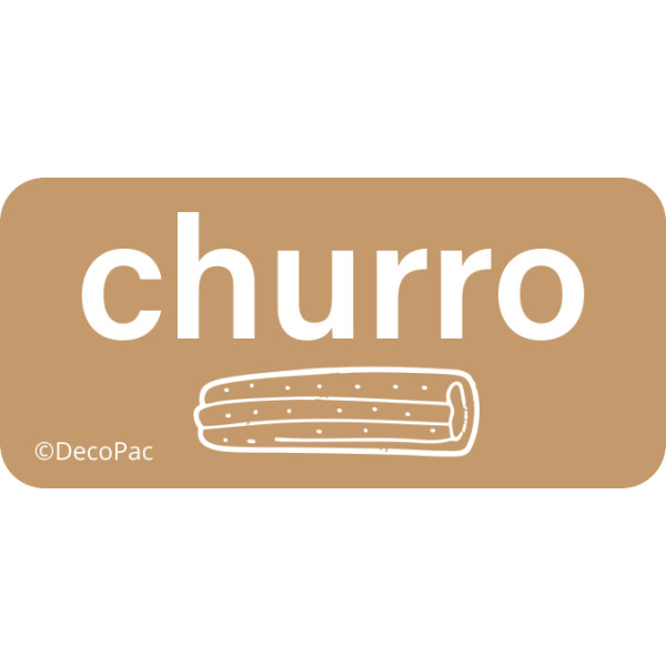 Churro Promotional Label