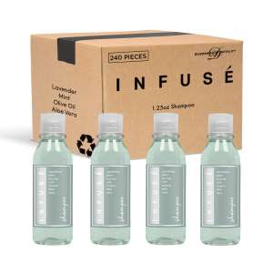 DHSINB50S125, Diversified Hospitality, Infusé Lavender Mint Liquid Shampoo,  1.25 fl oz Bottle