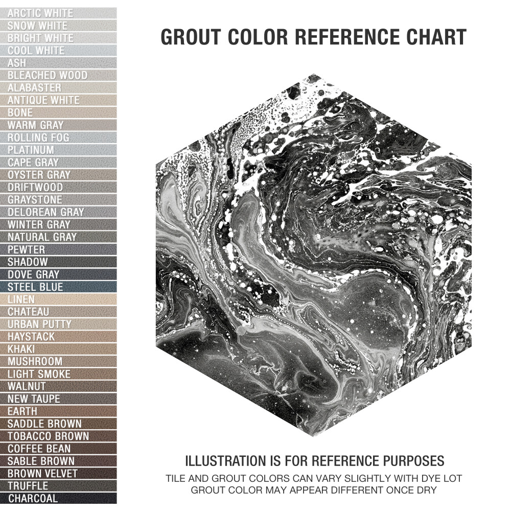 Ebru Hex 9-1/8 in. x 10-1/2 in. Porcelain Floor and Wall Tile