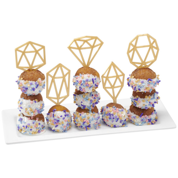 Gold Geometric Cake Kit