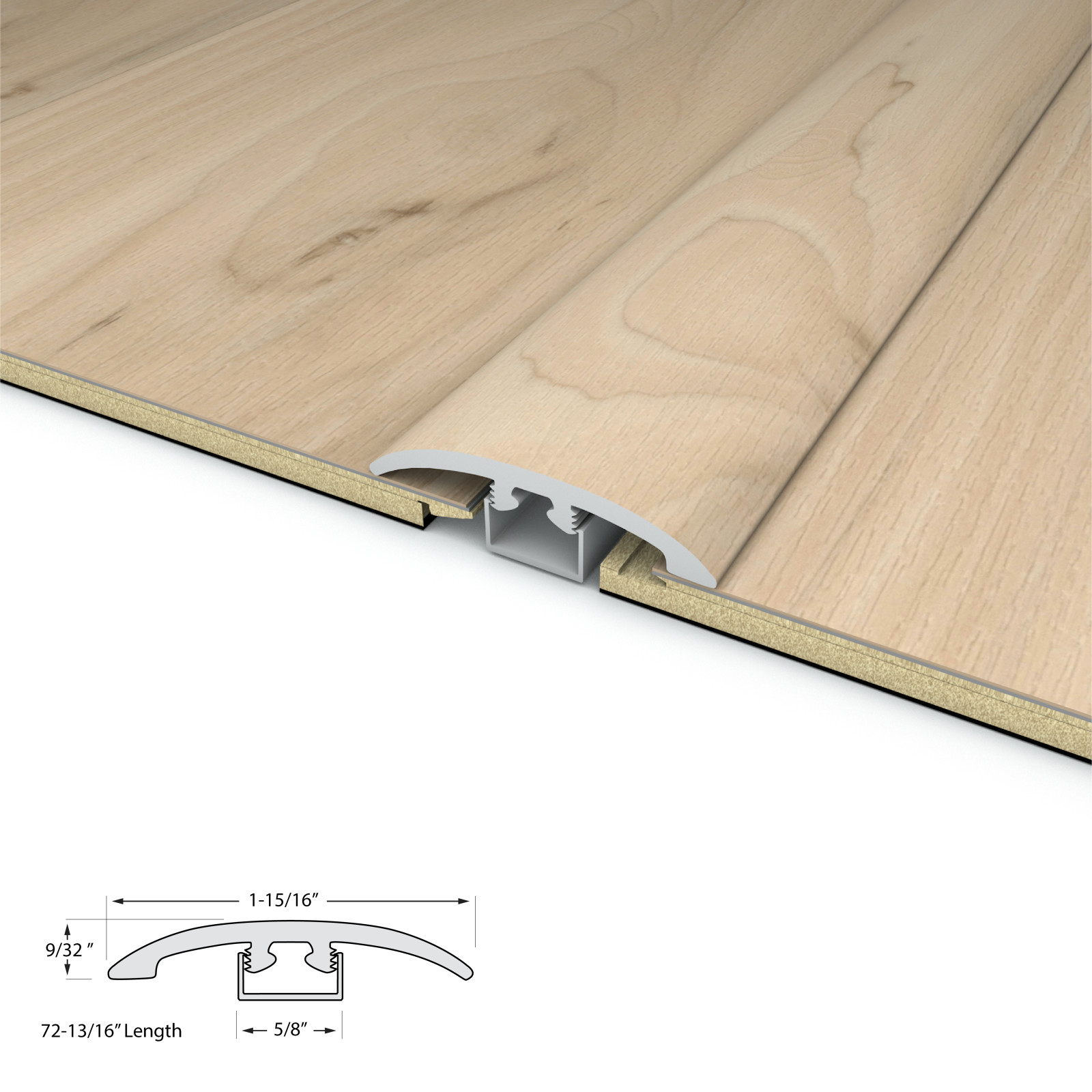 Timber Beach Multi-Purpose Trim (Reducer and T-mold) 6.5mm view 4