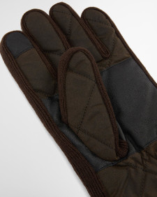 Westerdale Quilted Gloves Olive