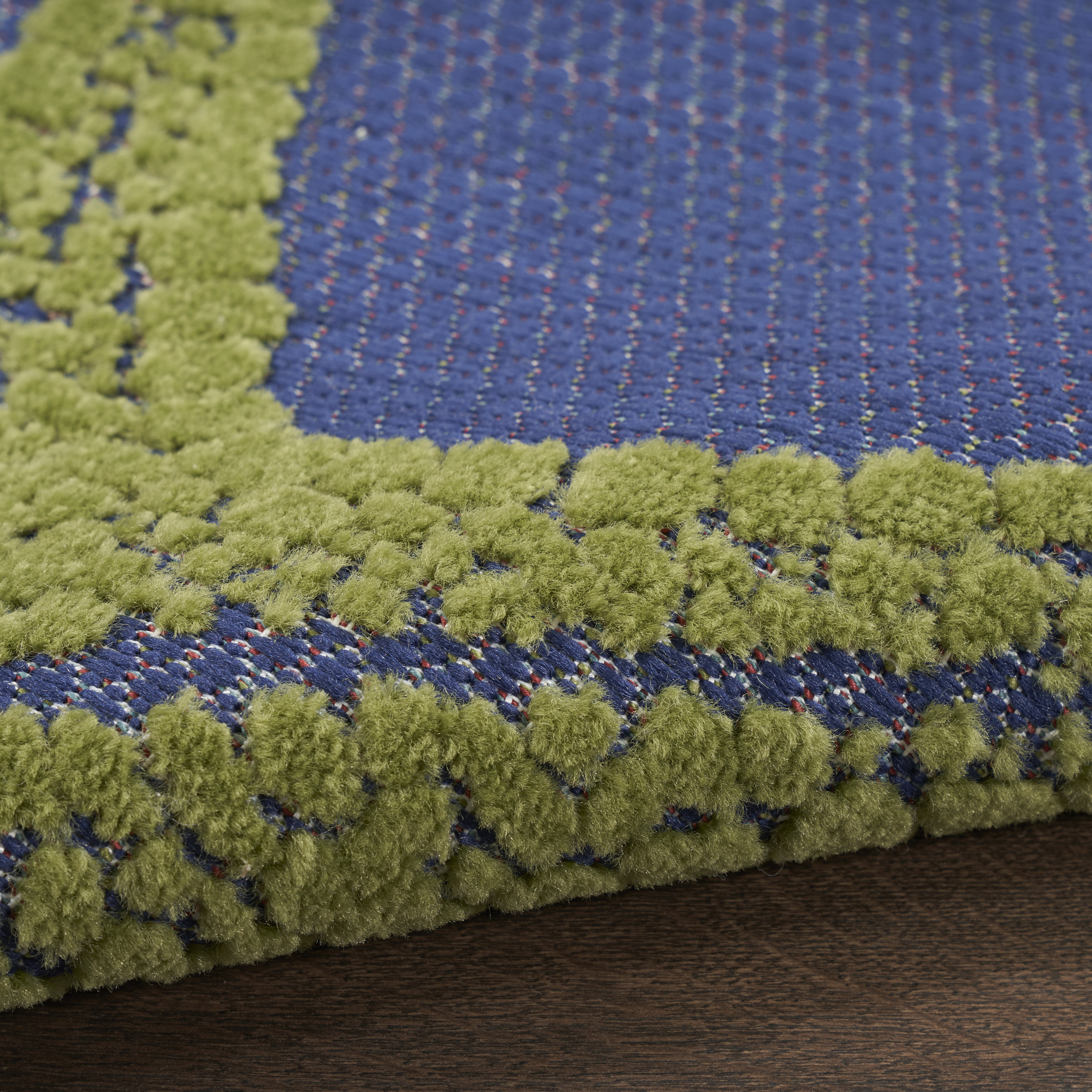 Nourison Aloha 7'10" x 10'6" Blue Multicolor Outdoor Rug