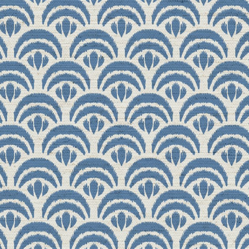 Elvis Blackout Azure Roller Blind