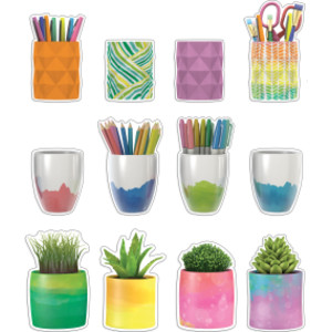 Creatively Inspired Planters & Cups Cut-Outs, Pack of 36