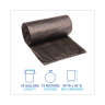 Boardwalk,  HDPE Liner, 45 gal Capacity, 40 in Wide, 46 in High, 19 Microns Thick, Black