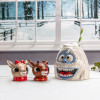 Rudolph the Red-Nosed Reindeer Salt and Pepper Shaker Set, Rudolph & Clarice, 2-piece set slideshow image 2 Rudolph the Red-Nosed Reindeer Salt and Pepper Shaker Set, Rudolph & Clarice, 2-piece set slideshow image 2
