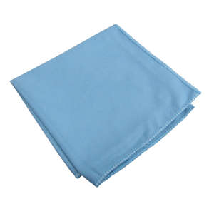 Hospeco, MicroWorks®, 15"x15", Microfiber, Cloth, Blue