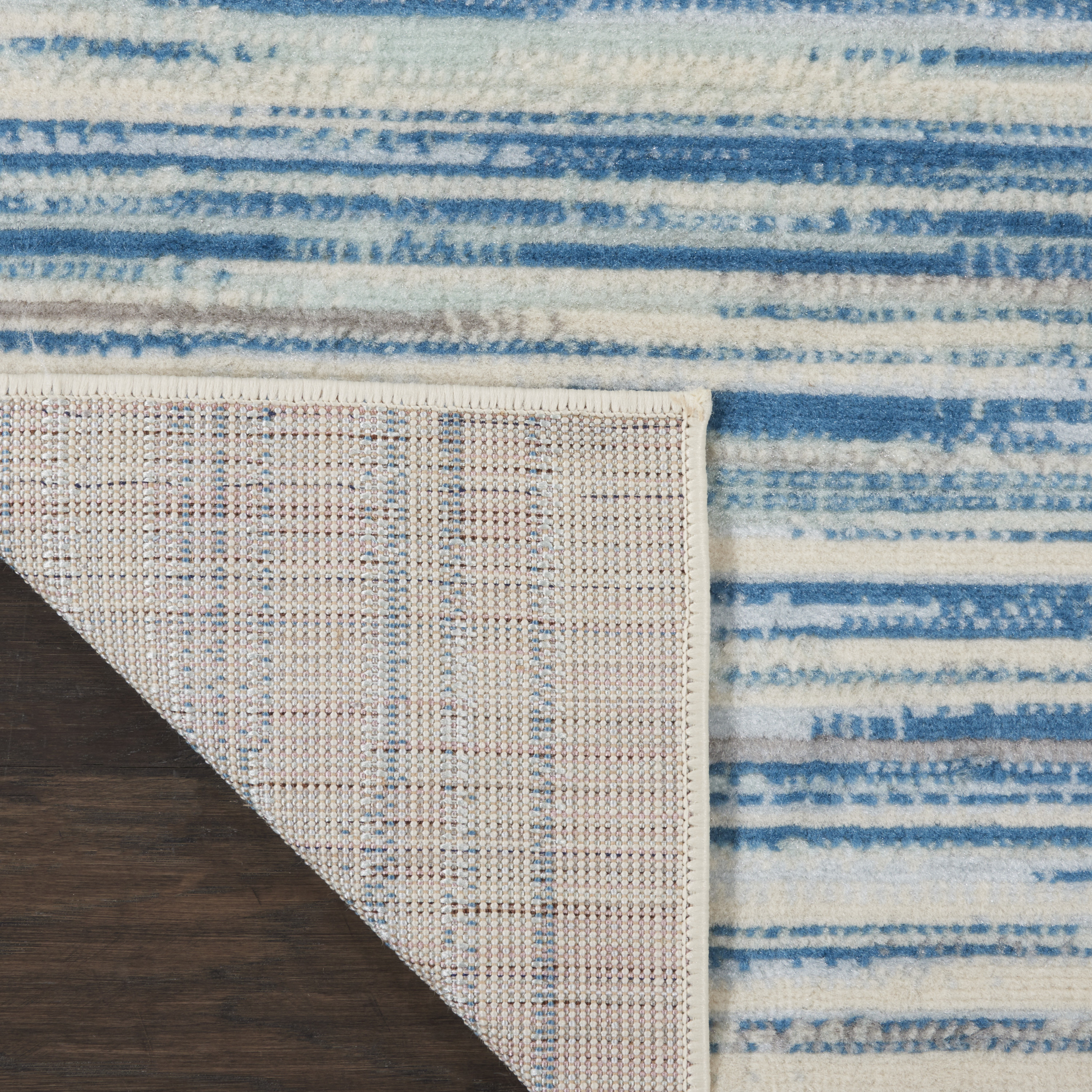 Nourison Jubilant 3' x 5' Blue Modern Indoor Rug