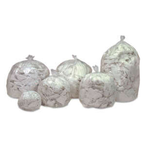 NSN8105015171355, AbilityOne®, SKILCRAFT LLDPE ProPerformance Liner, 33 gal Capacity, 33 in Wide, 39 in High, 1.3 Mils Thick, Clear