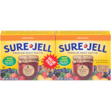 Sure-Jell Original Premium Fruit Pectin Homemade Jams & Jellies Value Pack, 2 ct Pack, 1.75 oz Boxes
