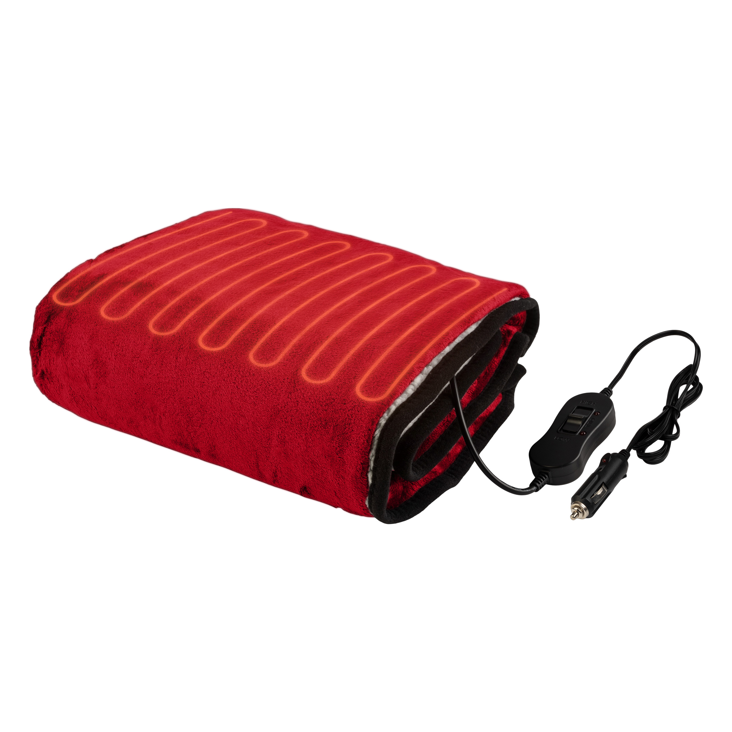 12V Heated Blanket Travel Electric Throw Blanket for Car 2 Heat Setting 59"x43" - Picture 13 of 15