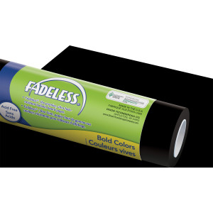 Bulletin Board Art Paper, Black, 48" x 50', 1 Roll