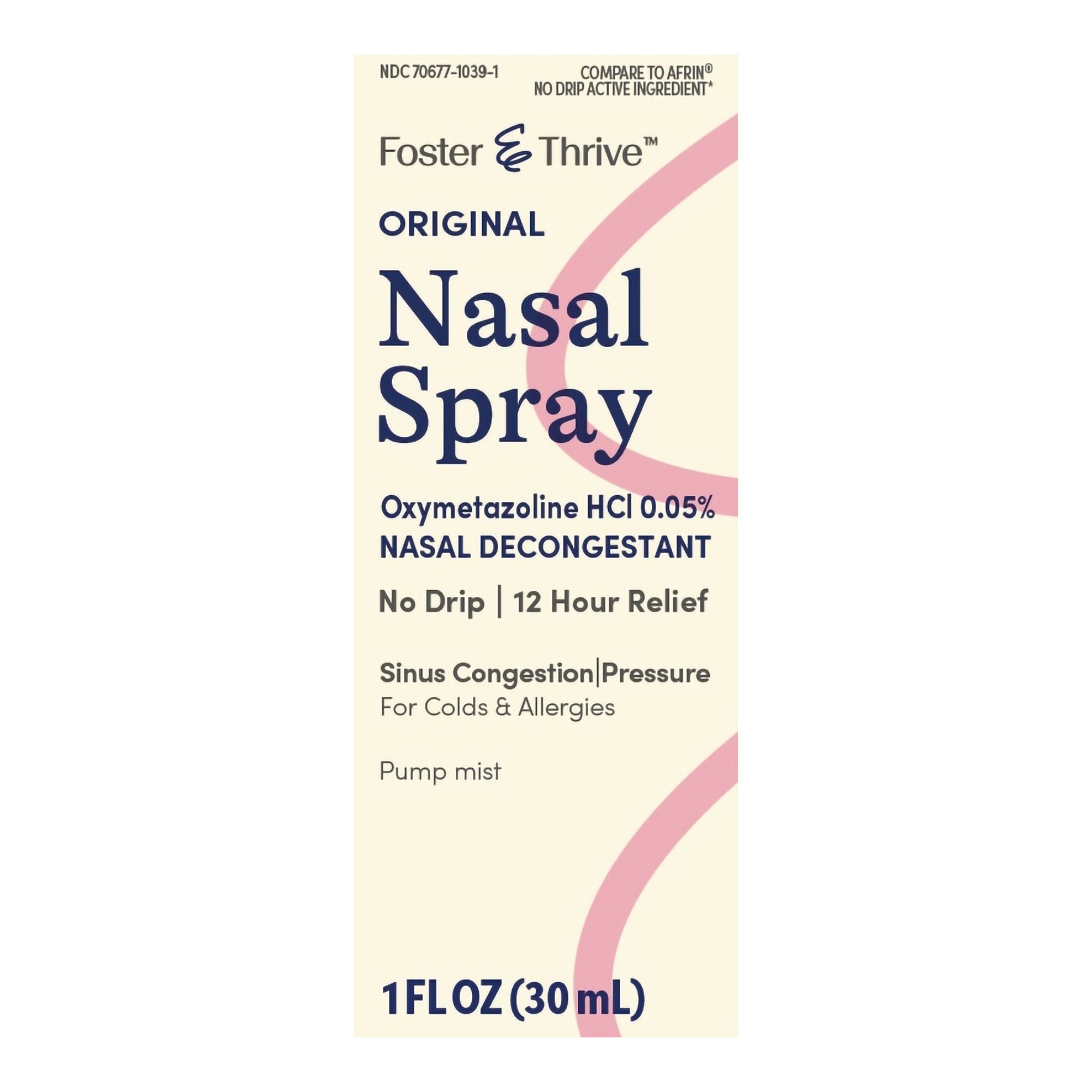 Foster & Thrive™ Oxymetazoline 0.05% Saline Nasal Spray