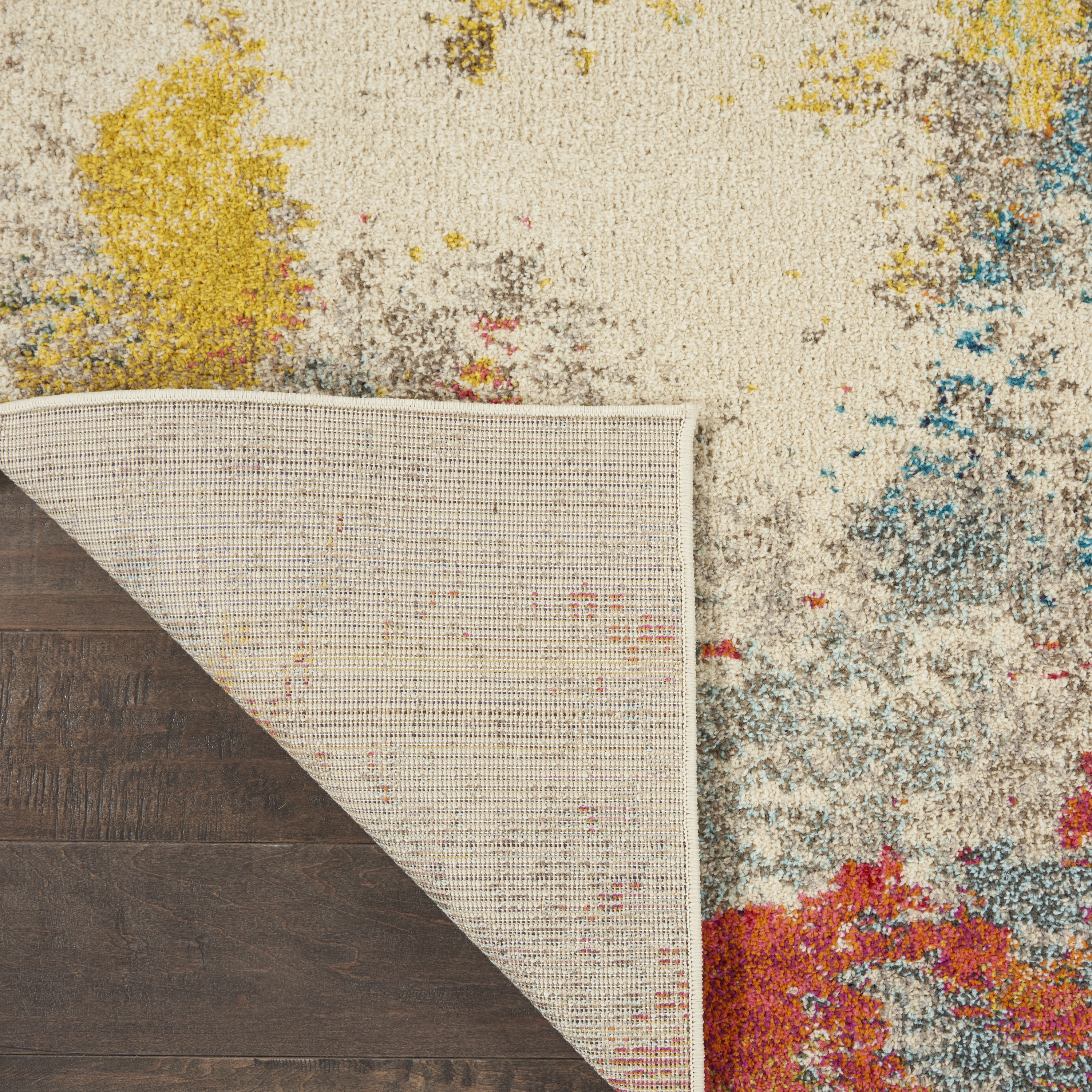 Nourison Celestial 6' x 9' Ivory Multicolor Modern Indoor Rug