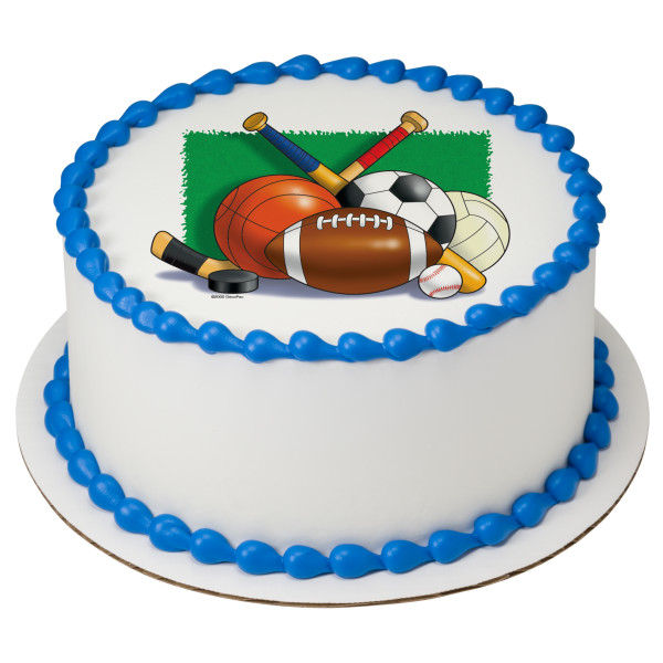 Sports Collage PhotoCake® Edible Image®