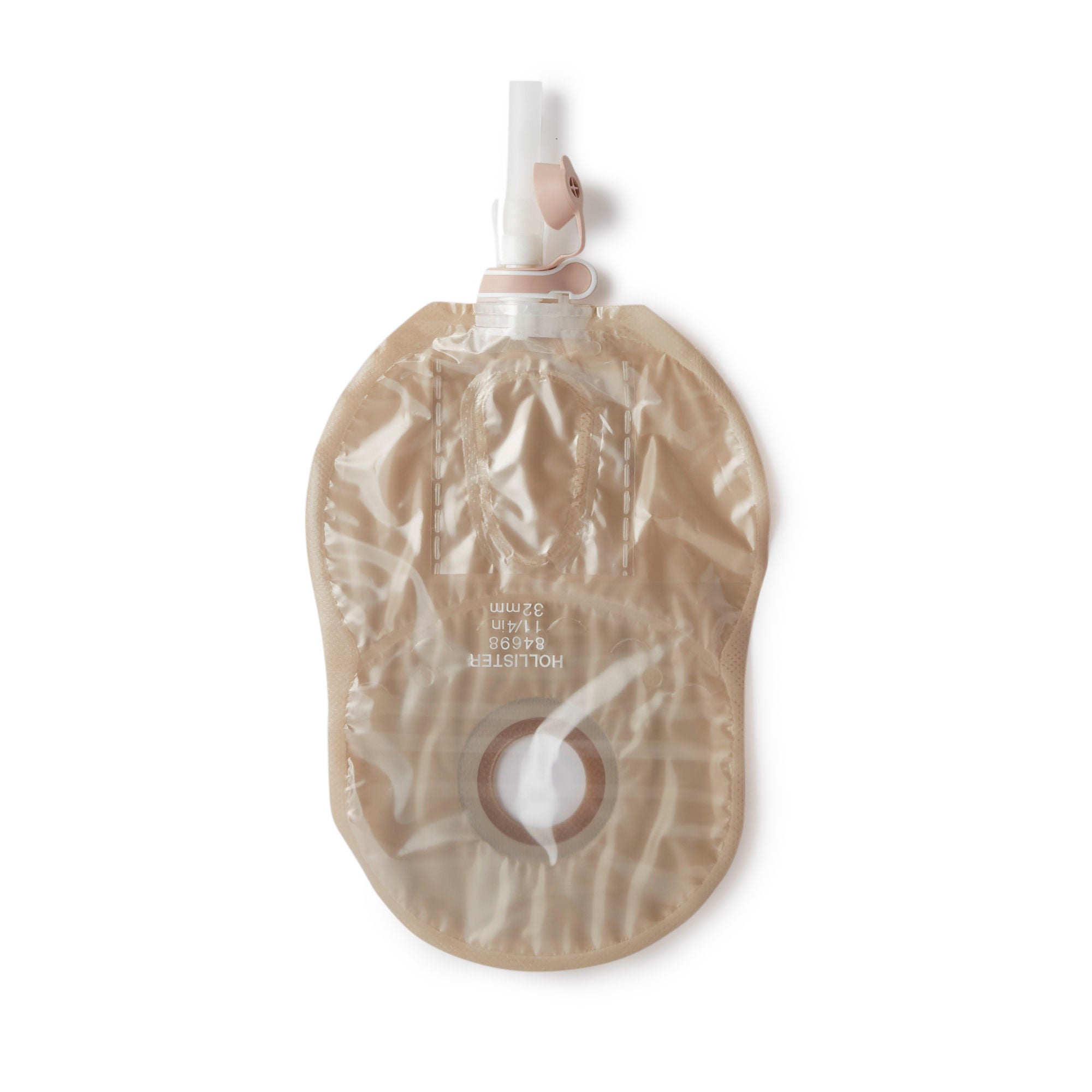 Premier™ 84698 One-Piece Transparent Urostomy Pouch, Pre-cut to Fit 32 mm Stomas