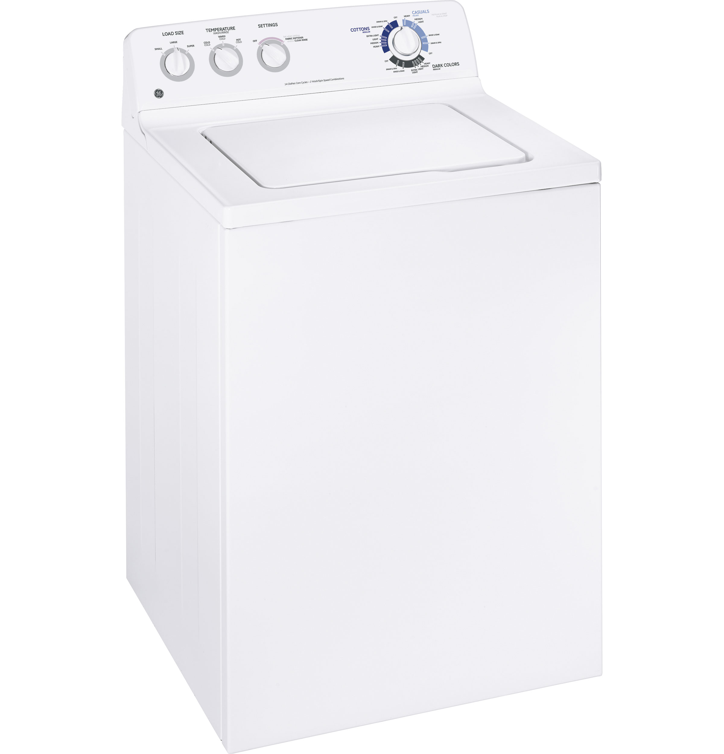 GE® 3.3 DOE cu. ft. capacity Extra Action basket