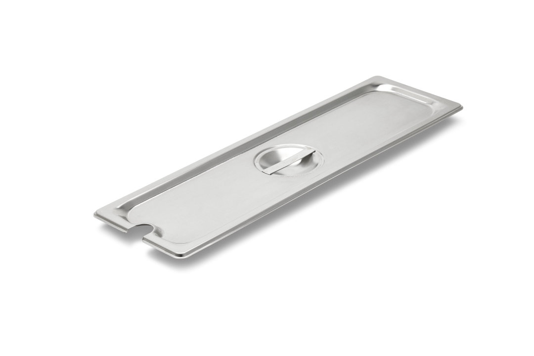 Half-long-size Super Pan 3® slotted stainless steel cover