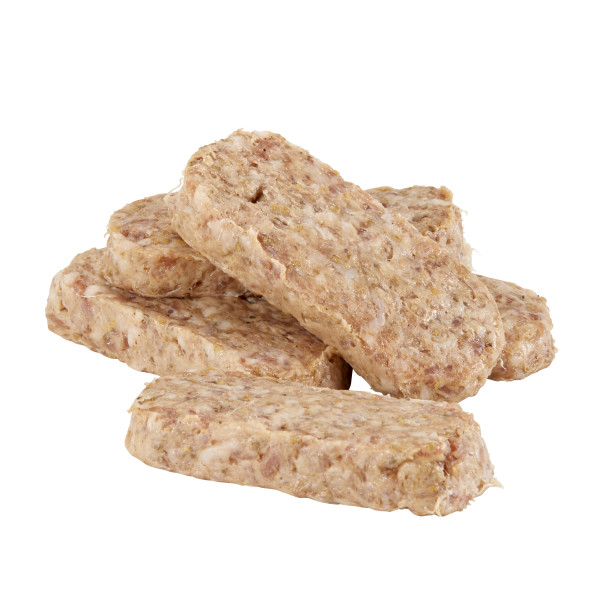 FONTANINI(r) Garlic Italian Sausage Patties, Raw, 2 oz. , 1/15 lb . C1C0 - Front Center Out of Package (Hi Res)