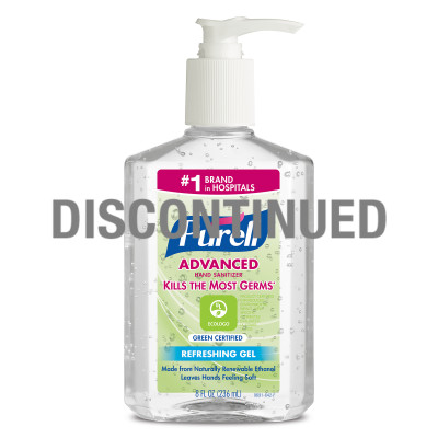 PURELL® Advanced Hand Sanitizer Green Certified Gel - DISCONTINUED