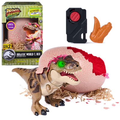 Jurassic World Primal Hatch Interactive Toy Dinosaur & Egg, Hatch & Train your own Baby Dino with 100+ Sounds & Reactions, Kids Toys for Boys & Girls Aged 5 & Up