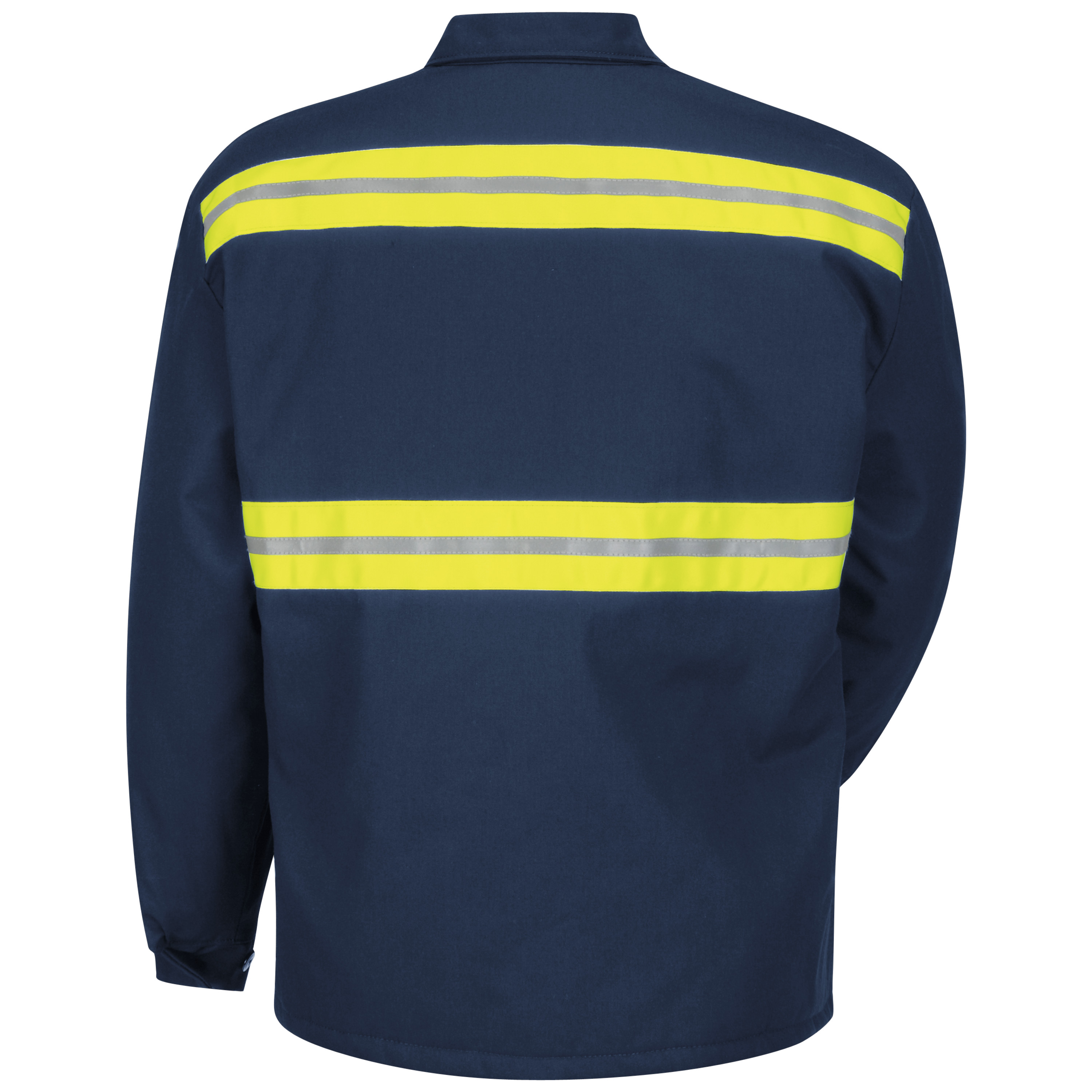 Red Kap Men's Enhanced Visibility Perma-Lined Panel Jacket - Picture 7 of 7