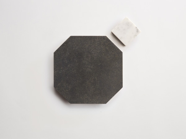 lapidary: zio & sons + clé | warm black octagon + carrara bouchon (bundle) 